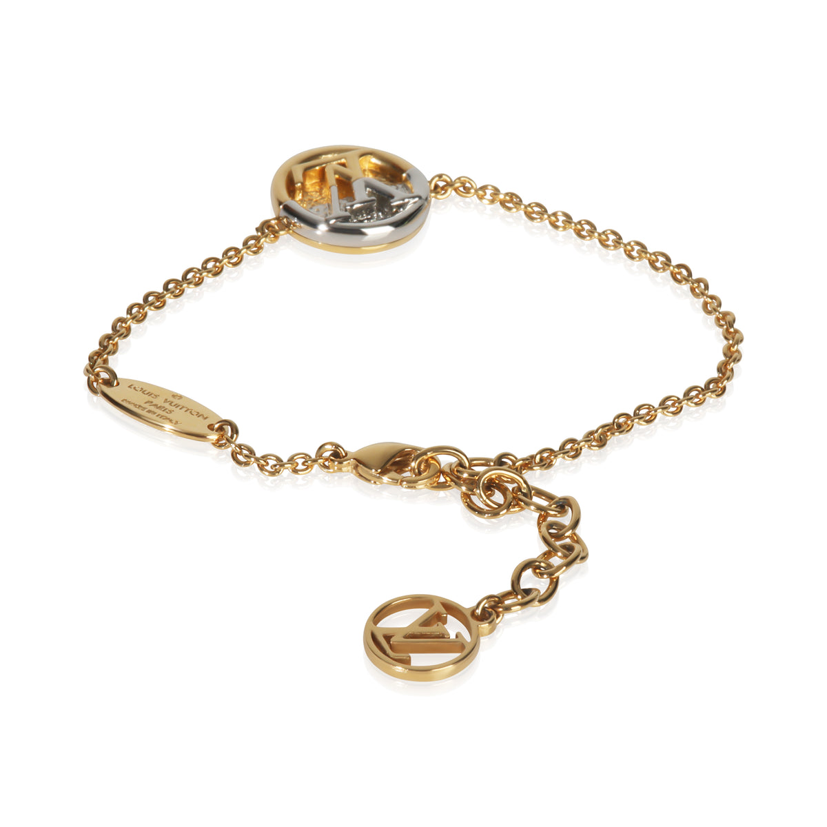 Gold-Plated  L to V Bracelet