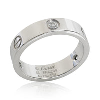 White Gold Diamond Love Ring