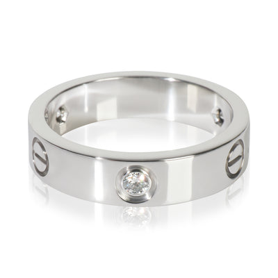 White Gold Diamond Love Ring