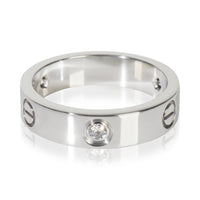 White Gold Diamond Love Ring