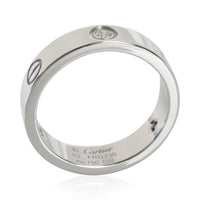 White Gold Diamond Love Ring