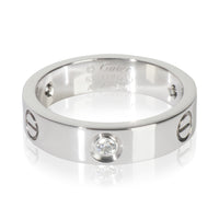White Gold Diamond Love Ring