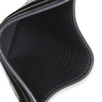 Black Microguccissima Card Case
