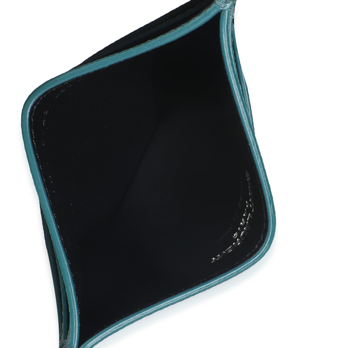 Turquoise Grain De Poudre Credit Card Case