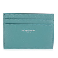 Turquoise Grain De Poudre Credit Card Case