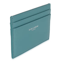 Turquoise Grain De Poudre Credit Card Case