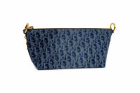 Blue Denim Oblique Diorstar Hobo Bag