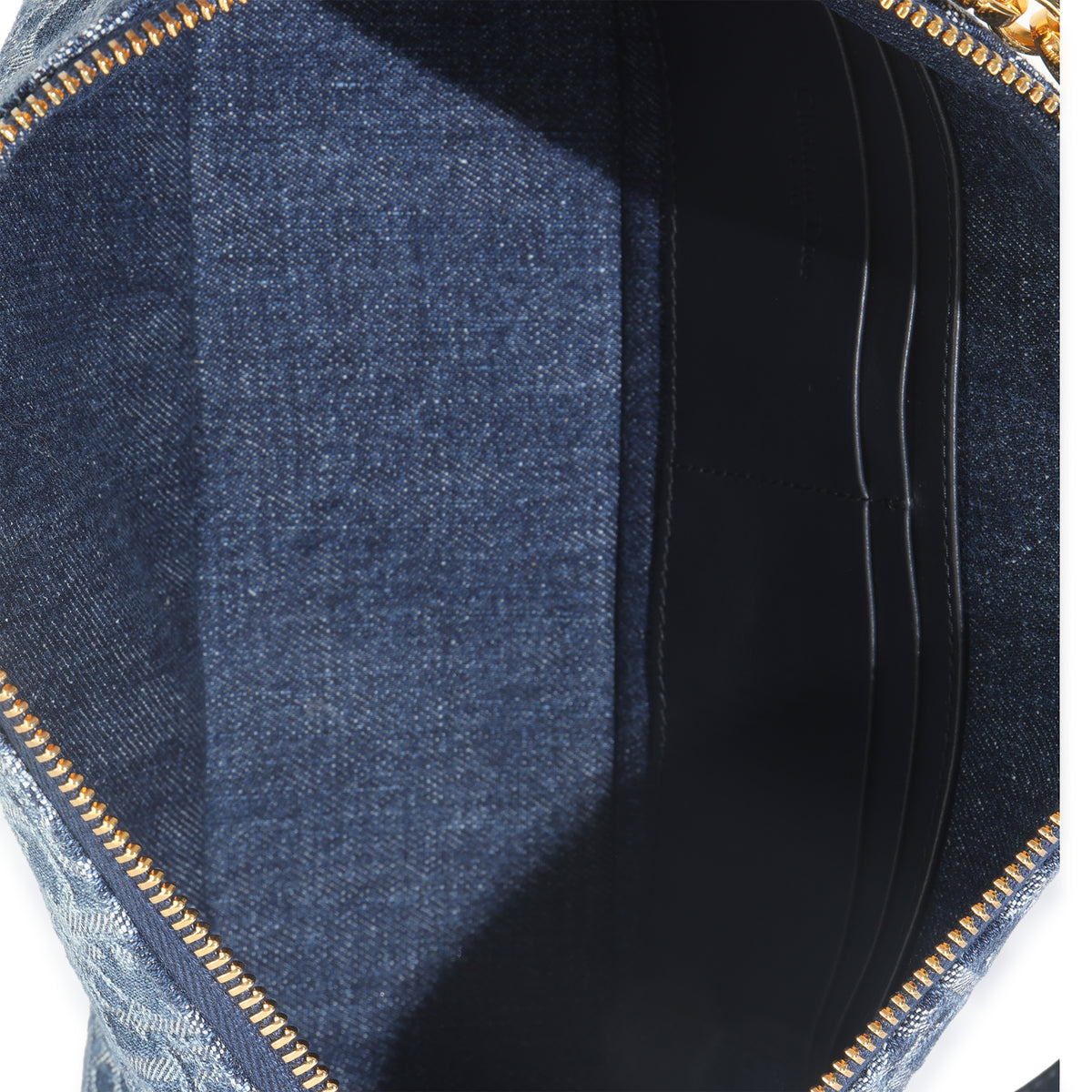 Blue Denim Oblique Diorstar Hobo Bag