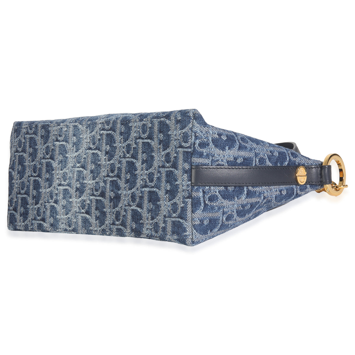 Blue Denim Oblique Diorstar Hobo Bag