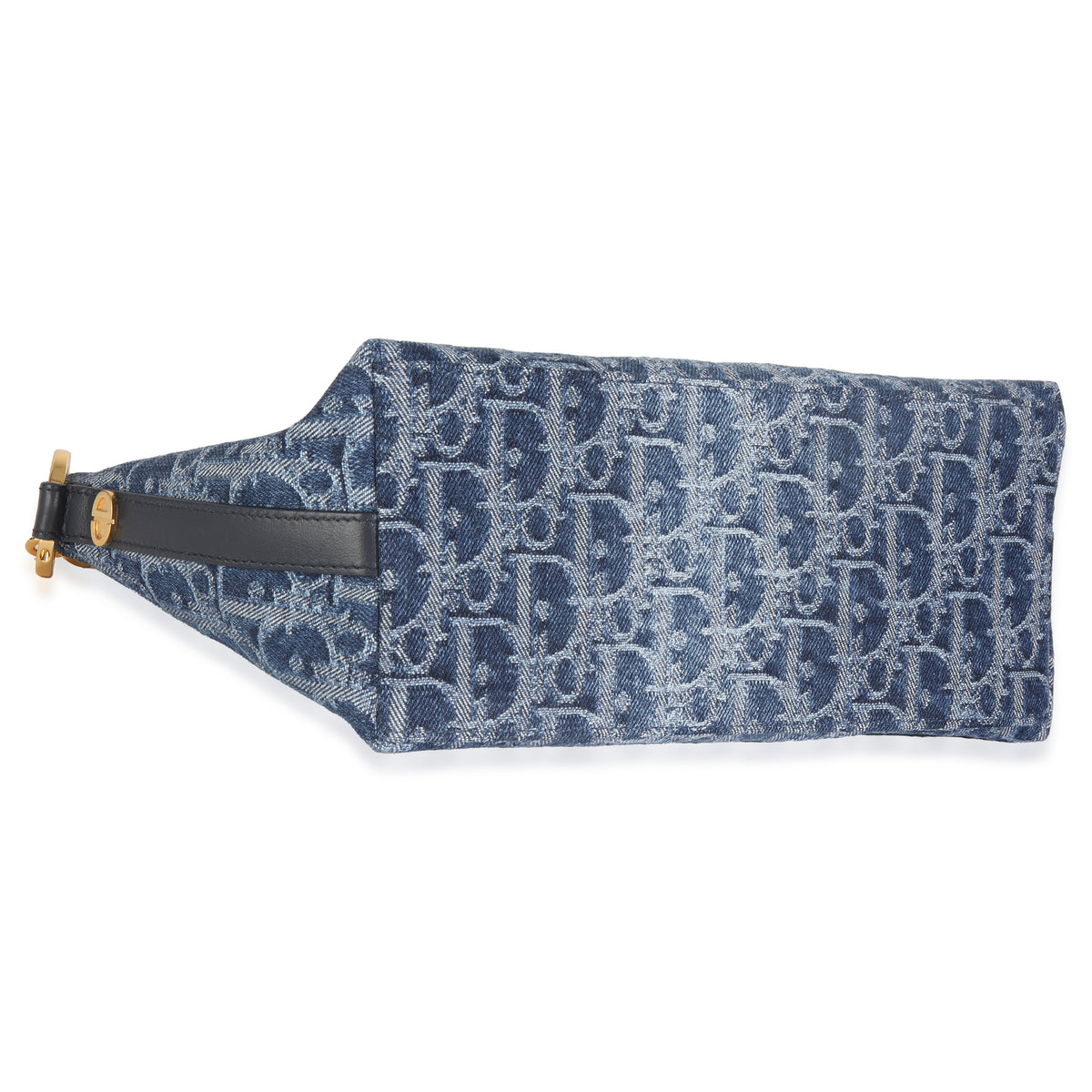 Blue Denim Oblique Diorstar Hobo Bag