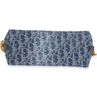 Blue Denim Oblique Diorstar Hobo Bag