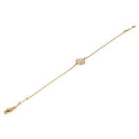 Yellow Gold Mother Of Pearl Sweet Alhambra Bracelet