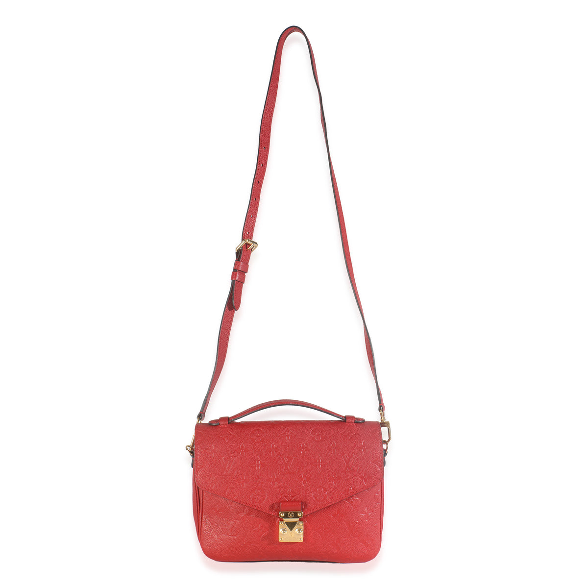 Louis Vuitton Scarlet Monogram Empreinte Pochette Metis Handbag av