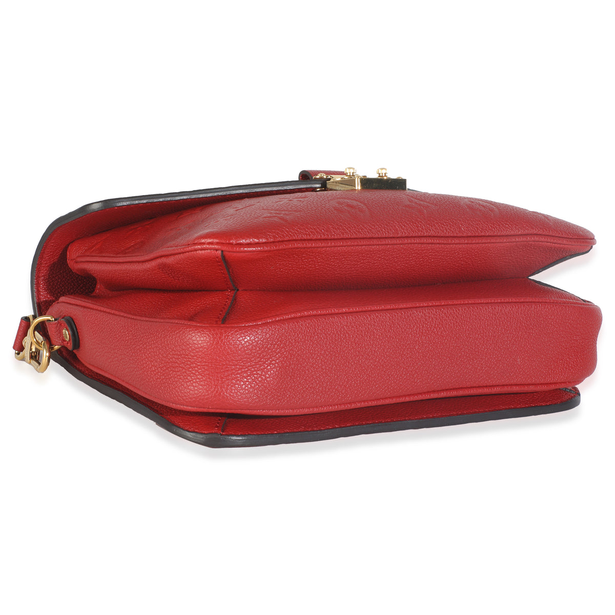 Louis Vuitton Scarlet Monogram Empreinte Pochette Metis Handbag clasp