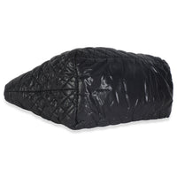 Black Quilted Nylon Large Coco Cocoon Tote