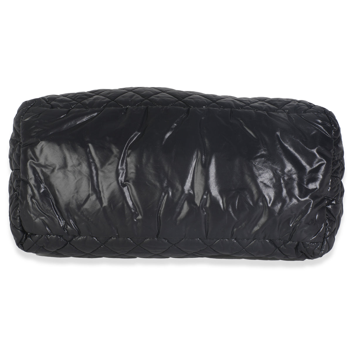 Black Quilted Nylon Large Coco Cocoon Tote