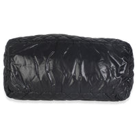 Black Quilted Nylon Large Coco Cocoon Tote