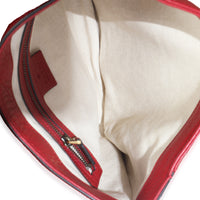 Red Pebbled Calfskin Marmont Animalier Shoulder Bag