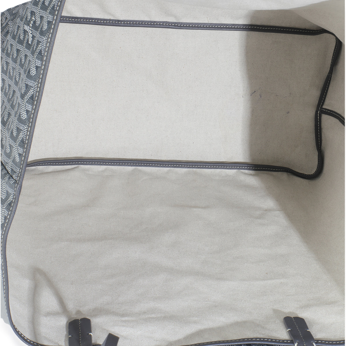 Grey Goyardine Canvas Saint Louis GM
