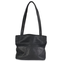 Chanel Vintage Black Caviar Timeless CC Tote Handbag fv