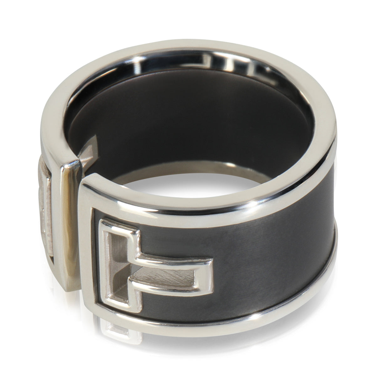 Sterling Silver  T Cutout Ring