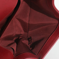 Burgundy Chevron Lambskin Medium Boy Bag
