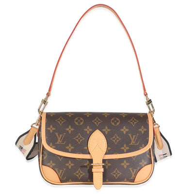 Black Monogram Canvas Diane