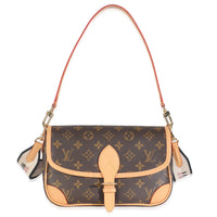 Black Monogram Canvas Diane