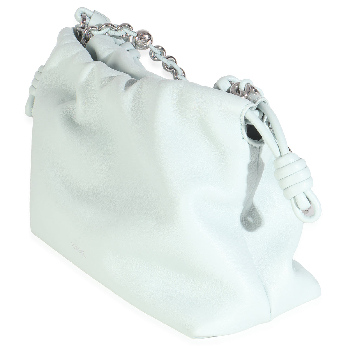 Light Blue Mellow Nappa Medium Donut Chain Flamenco