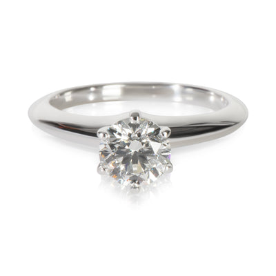 0.86 ct Round Brilliant Diamond Engagement Ring