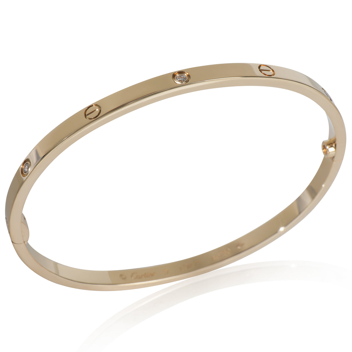 Yellow Gold Diamond Small Model Love Bracelet