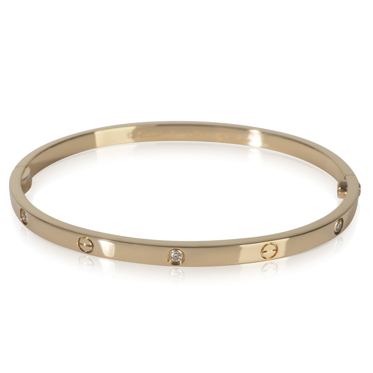 Yellow Gold Diamond Small Model Love Bracelet
