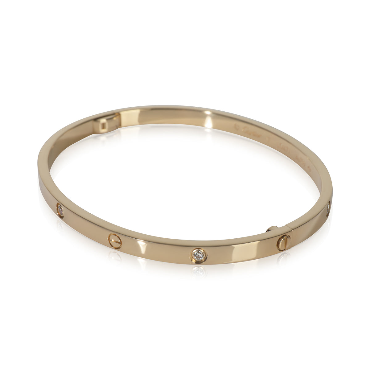 Yellow Gold Diamond Small Model Love Bracelet