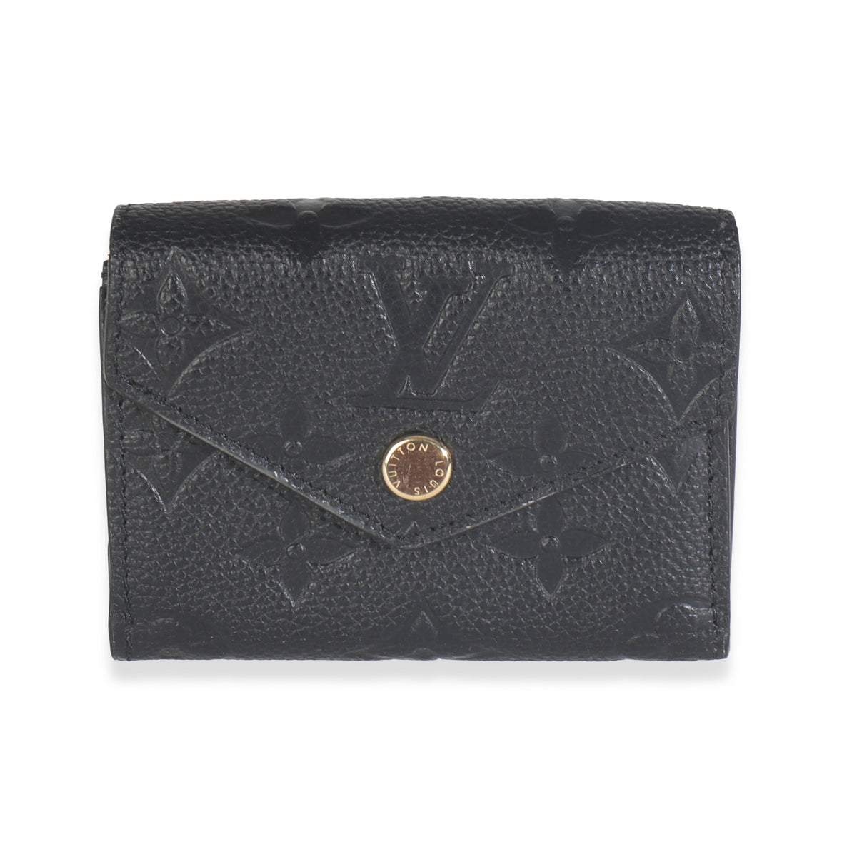 Louis Vuitton Black Empreinte Monogram Victorine Wallet Handbag id