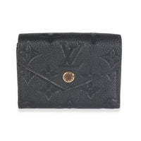 Louis Vuitton Black Empreinte Monogram Victorine Wallet Handbag id