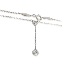 Sterling Silver Diamond Elsa Peretti Diamonds By The Yard Necklace