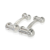 Sterling Silver Vintage Atlas Cufflinks