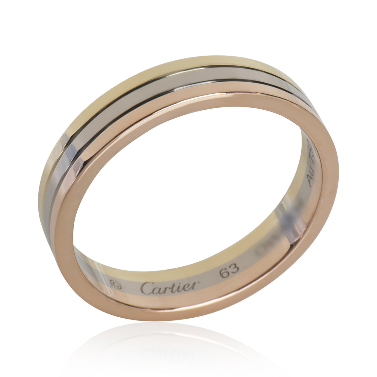 Three Tone Gold  Vendome Louis Cartier Band