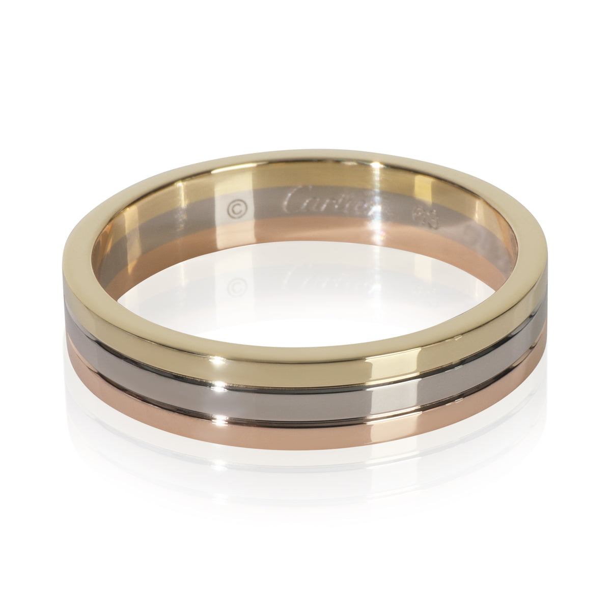 Three Tone Gold  Vendome Louis Cartier Band