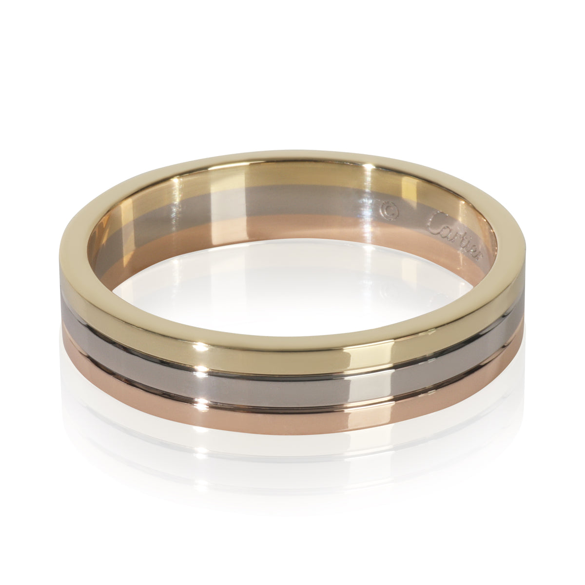 Three Tone Gold  Vendome Louis Cartier Band