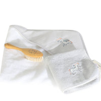 Hermès Gris Perle Cabriole Bath Set fv