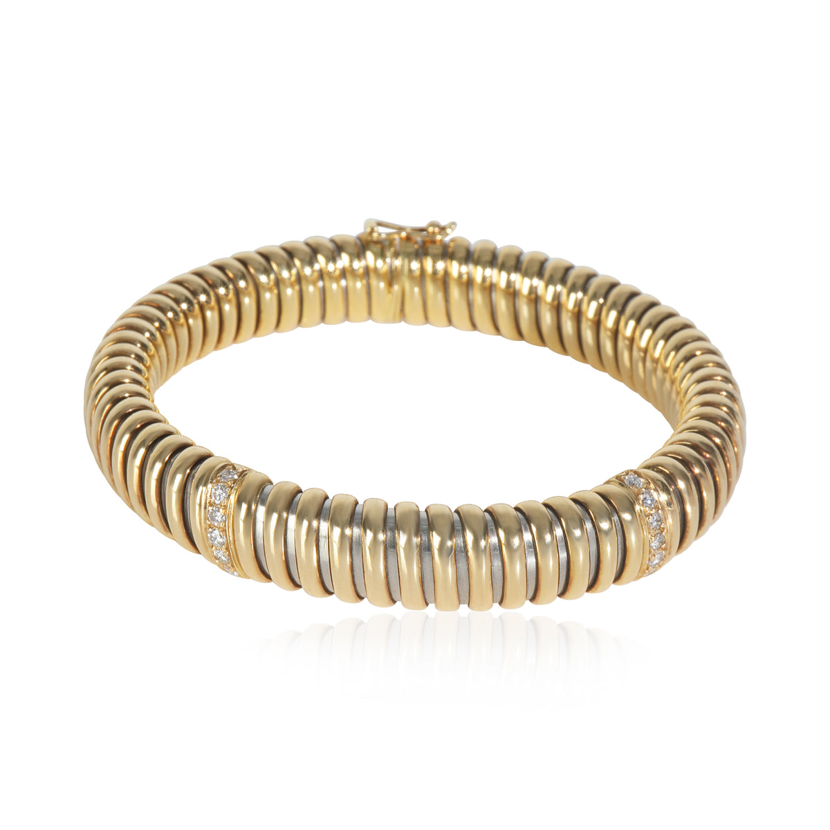 Yellow Gold & Steel Diamond Vintage Rhapsody Bracelet