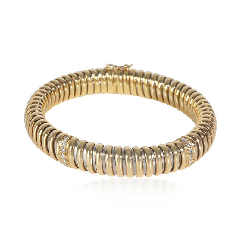 Yellow Gold & Steel Diamond Vintage Rhapsody Bracelet
