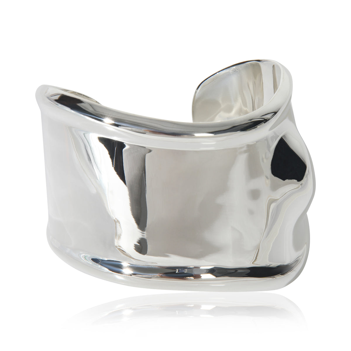 myGemma Sterling Silver Mexican Right Hand Bone Cuff Bracelet fv