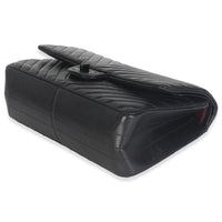 Aged Calfskin Chevron 2.55 So Black Reissue 226 Flap Bag