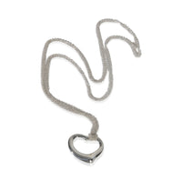 Sterling Silver  Elsa Peretti Open Heart Pendant