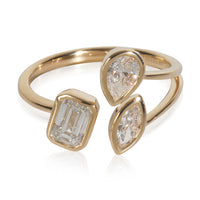 myGemma 1.27 ctw Yellow Gold Lab Grown Diamond Ring fv