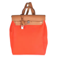 Orange Mecano Fauve Military Toile Vache Hunter Herbag Backpack