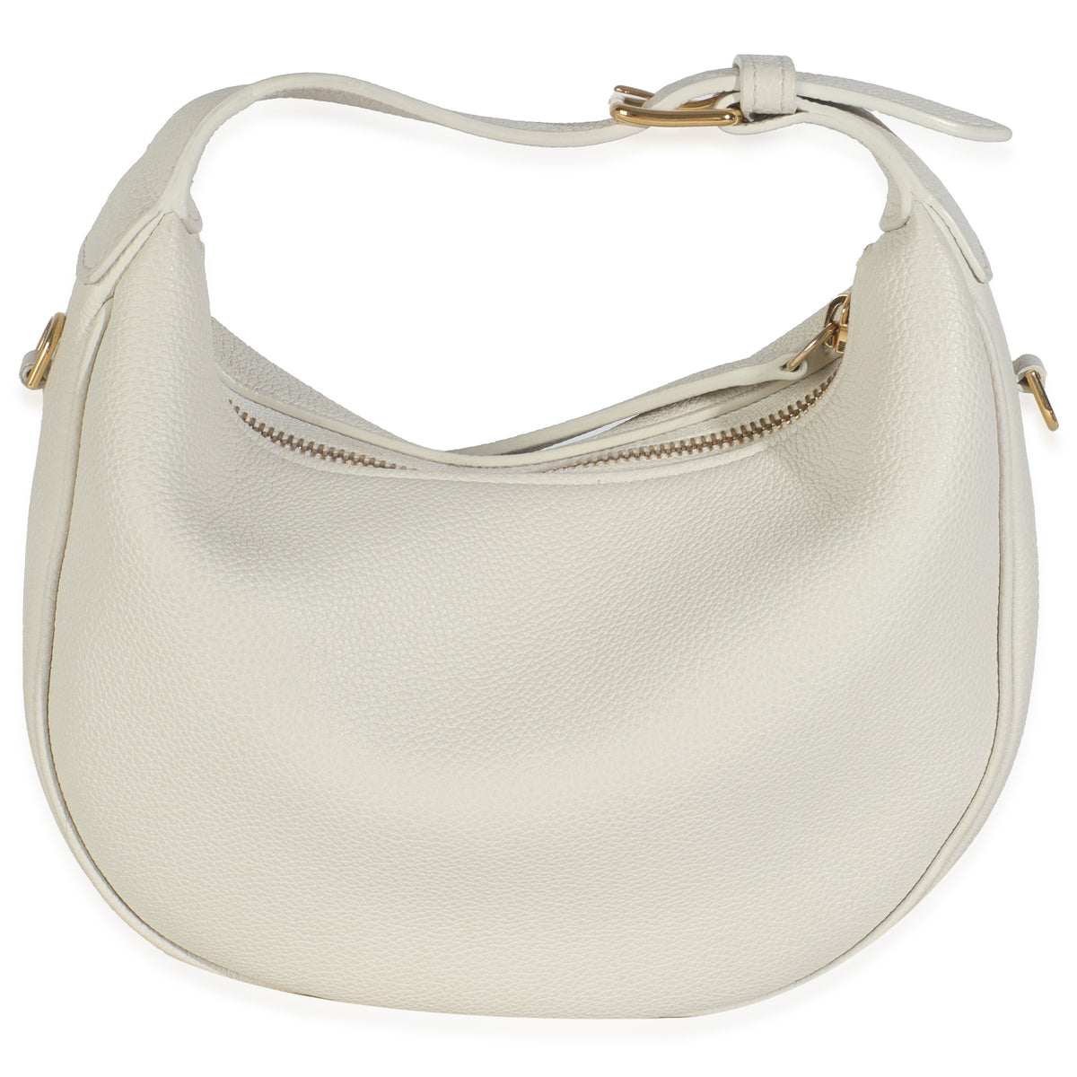 Cream Supple Grained Calfskin Teen Celine Lulu