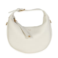 Cream Supple Grained Calfskin Teen Celine Lulu